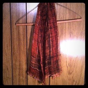 Sheer Autumn Scarf